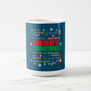 Mug Joyeux Noël dans différentes langues Xmas