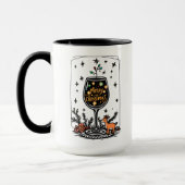 Mug Joyeux Noël dans un verre de vin (Gauche)