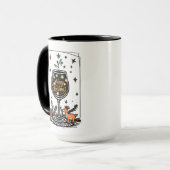 Mug Joyeux Noël dans un verre de vin (Devant gauche)