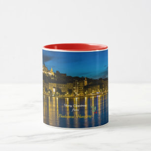 Mug Joyeux Noël de Budapest, Hongrie,