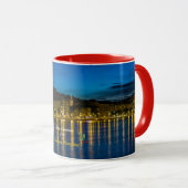 Mug Joyeux Noël de Budapest, Hongrie, (Devant droit)