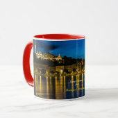 Mug Joyeux Noël de Budapest, Hongrie, (Devant gauche)