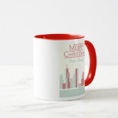 Mug Joyeux Noël de Chicago (Devant droit)