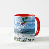 Mug Joyeux Noël de Clearwater Beach (Devant droit)