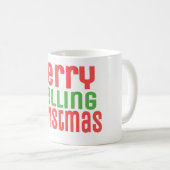 Mug Joyeux Noël de Frelling ! (Devant droit)