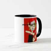 Mug Joyeux Noël de friggin ! (Devant droit)