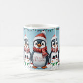 Mug Joyeux Noël de manchot (Centre)