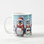 Mug Joyeux Noël de manchot (Gauche)