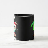 Mug Joyeux Noël De Plage En Juillet Funky Père Noël Xm (Centre)