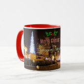 Mug Joyeux Noël de Poprad, Slovaquie (Devant gauche)