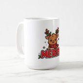 Mug Joyeux Noël de Renne (Devant gauche)