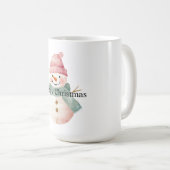 Mug Joyeux Noël de Snowman (Devant droit)