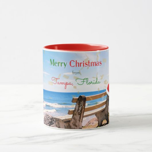 Mug Joyeux Noël de Tampa, FL (Centre)