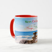 Mug Joyeux Noël de Tampa, FL (Devant gauche)