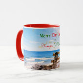 Mug Joyeux Noël de Tampa, FL (Devant gauche)