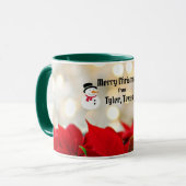 Mug Joyeux Noël de Tyler, Texas (Devant gauche)