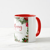 Mug Joyeux Noël de verdure (Devant droit)