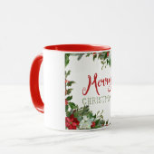 Mug Joyeux Noël de verdure (Devant gauche)