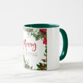 Mug Joyeux Noël de verdure (Devant droit)