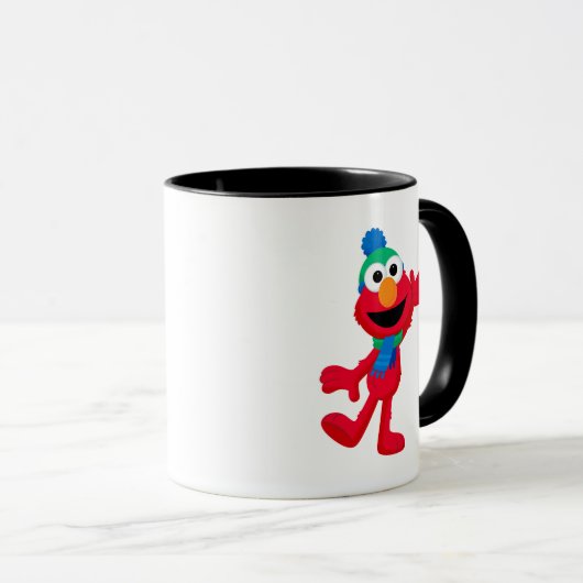 Mug Joyeux Noël d'Elmo (Devant droit)