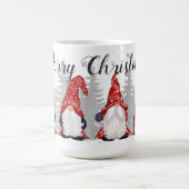 Mug Joyeux Noël des Casquettes rouges des mignons Gnom (Centre)