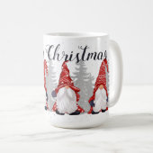 Mug Joyeux Noël des Casquettes rouges des mignons Gnom (Devant droit)