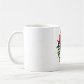 Mug Joyeux Noël dessin animé logo Robin (Gauche)