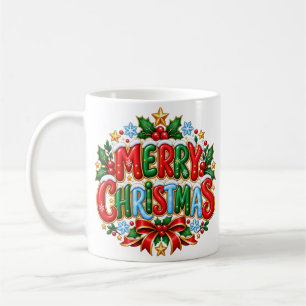 Mug Joyeux Noël Dessin de Noël Coloré