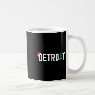 Mug Joyeux Noël Detroit Joyeuses Fêtes Michigan Sa