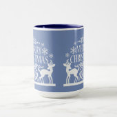 Mug Joyeux Noël deux tonalités Mug-Blue (Centre)