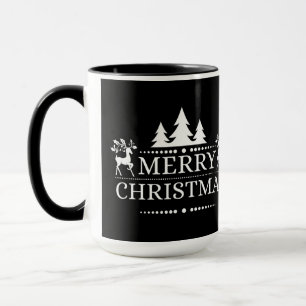 Mug Joyeux Noël Deux Tone Mug-Black
