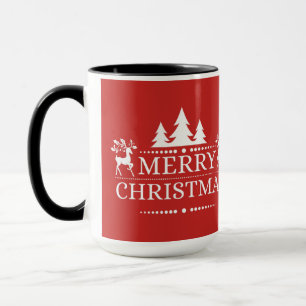 Mug Joyeux Noël Deux Tone Mug-Red