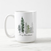 Mug Joyeux Noël d'hiver personnalisé (Gauche)