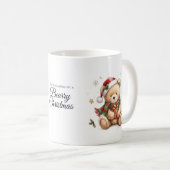 Mug Joyeux Noël d'ours ! (Devant droit)