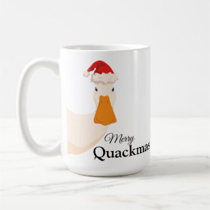 Mug Joyeux Noël drôle humour mignon Canard minimaliste