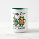 Mug Joyeux Noël drôle ivre (Centre)