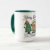 Mug Joyeux Noël drôle ivre (Devant gauche)