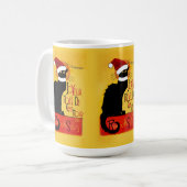 Mug Joyeux Noël Du Conversation Noir (Devant gauche)