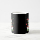 Mug Joyeux Noël écossais Pâte Poulet Père Noël Tree Pa (Centre)