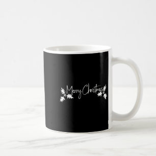 Mug Joyeux Noël écriture manuscrite avec holly