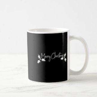 Mug Joyeux Noël écriture manuscrite avec holly
