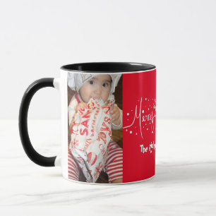 Mug Joyeux Noël écriture manuscrite neige