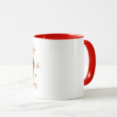 Mug Joyeux Noël élégant Père Noël (Devant droit)