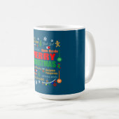 Mug Joyeux Noël en différentes langues Noël (Devant droit)