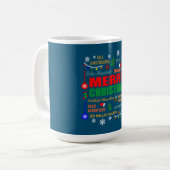 Mug Joyeux Noël en différentes langues Noël (Devant gauche)
