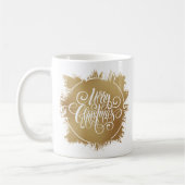 Mug Joyeux Noël en or (Gauche)