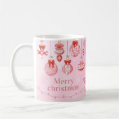 Mug Joyeux Noël en rose (Gauche)