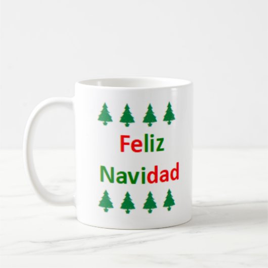 Mug joyeux Noël espagnol (Gauche)