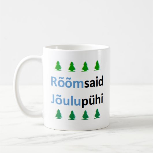 Mug Joyeux Noël estonien (Gauche)