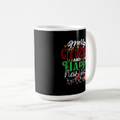 Mug Joyeux Noël et Bonne Année (Devant droit)